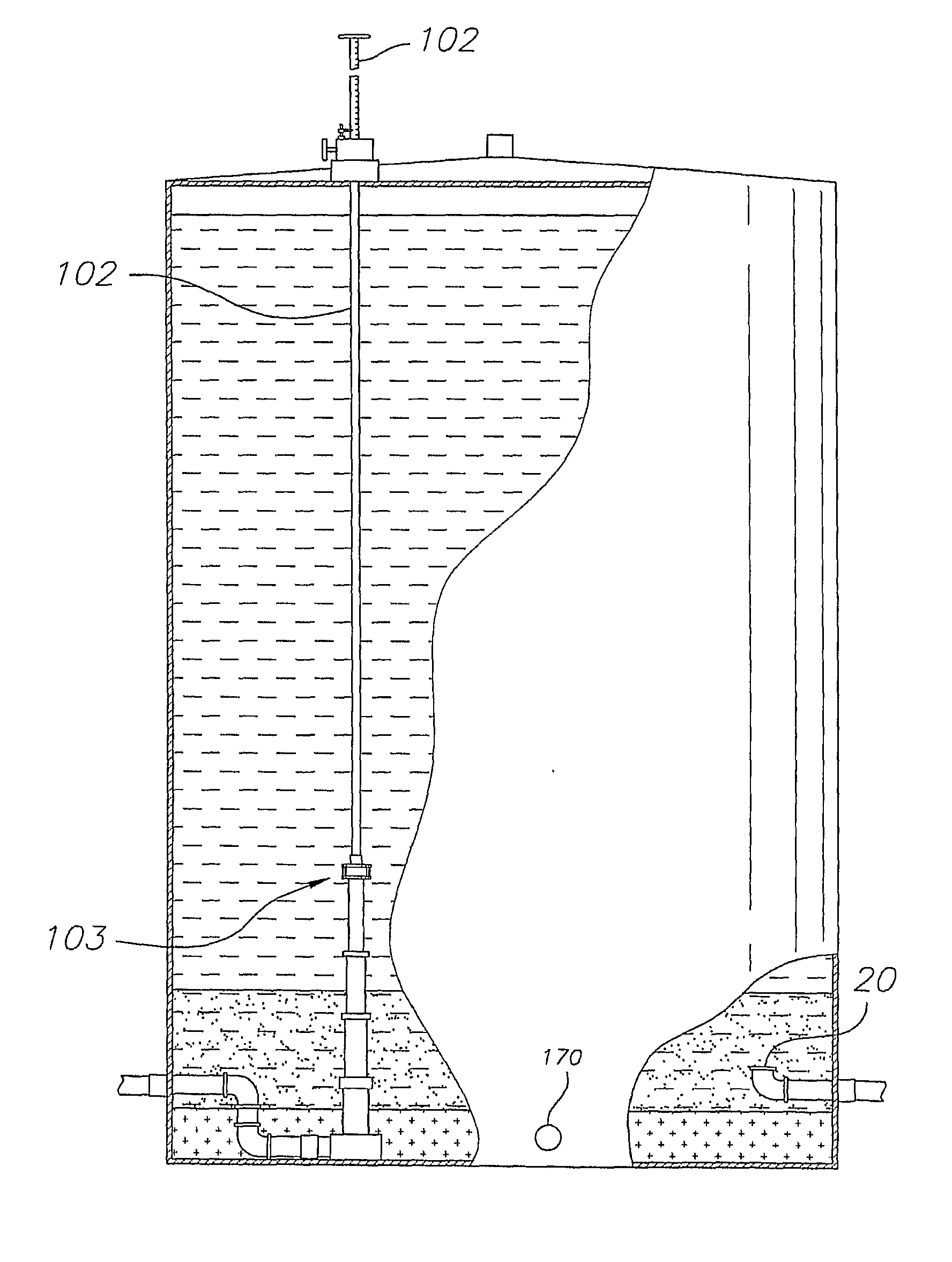 Adjustable Height Inlet/Outlet Liquid Level Management Tools and Systems