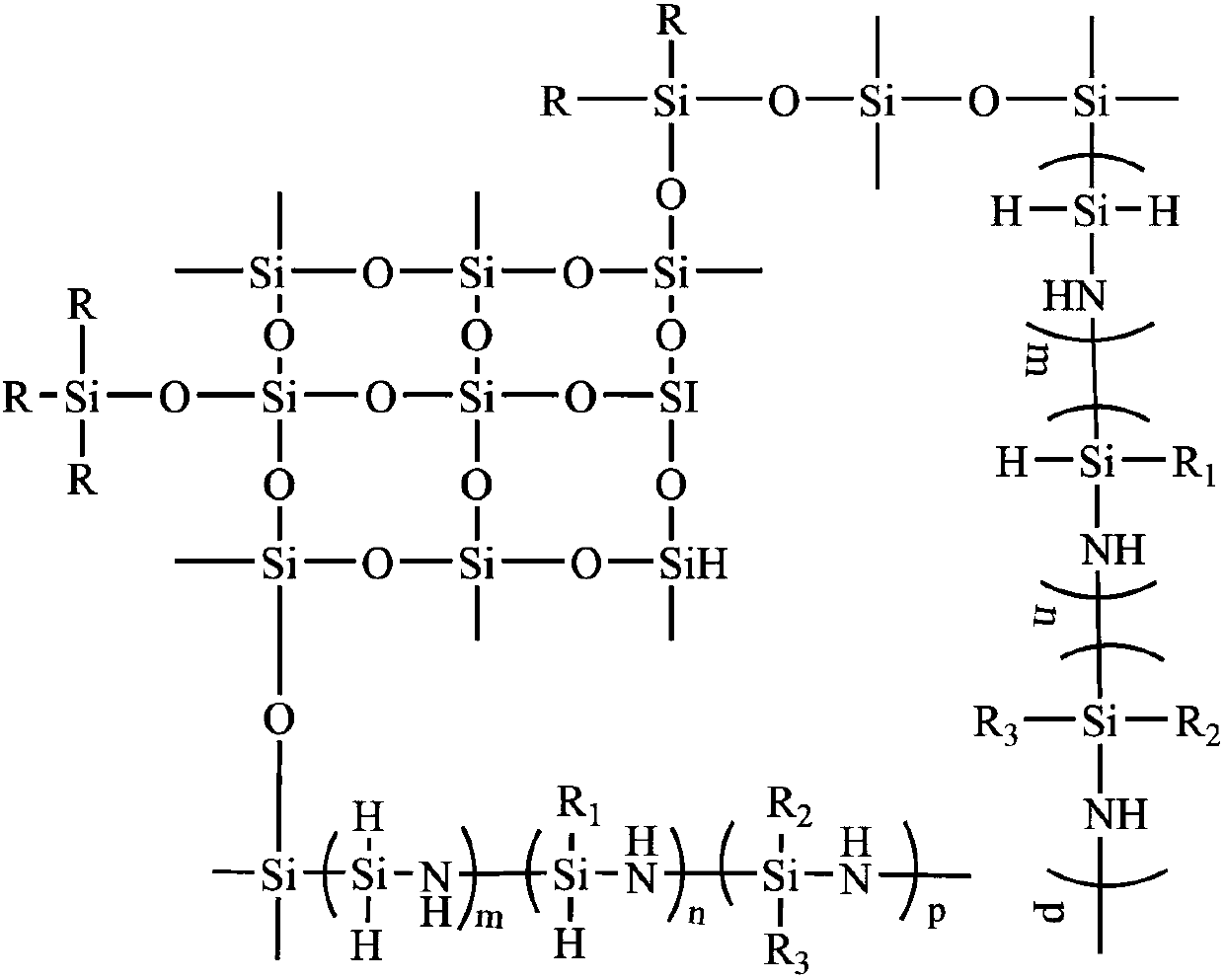 Super-hard organic silicone hydrophobic glass resin and preparation method thereof