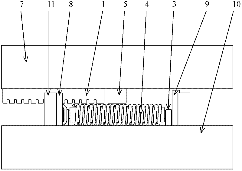 A planar motor with two-axis decoupling structure