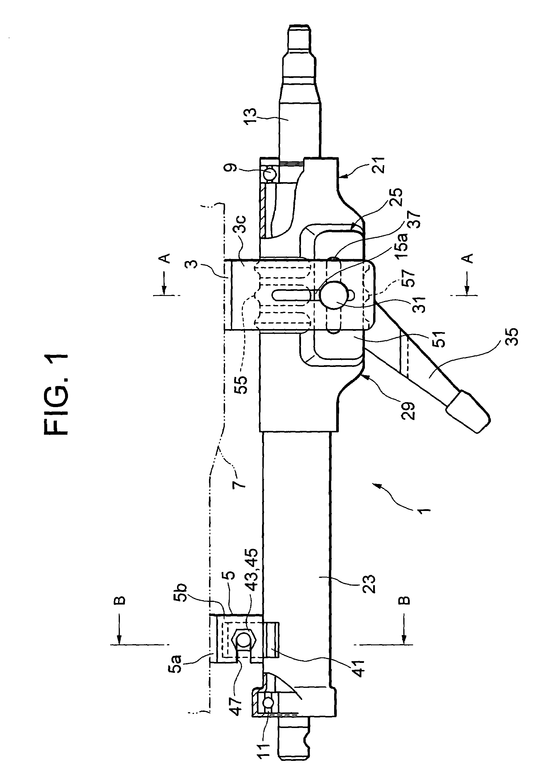 Steering column device