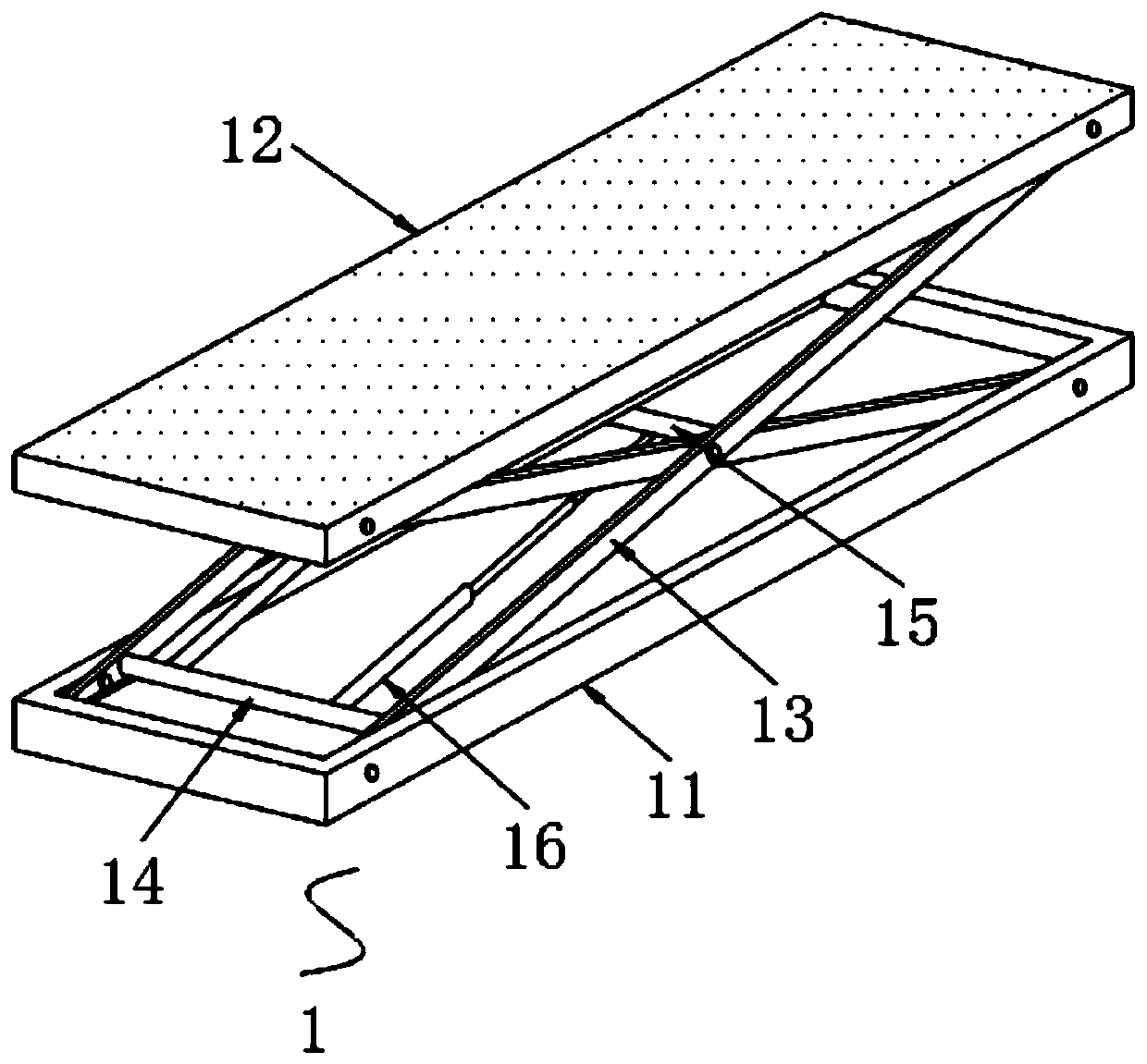 Automatic feeding device used for metal powder metallurgy