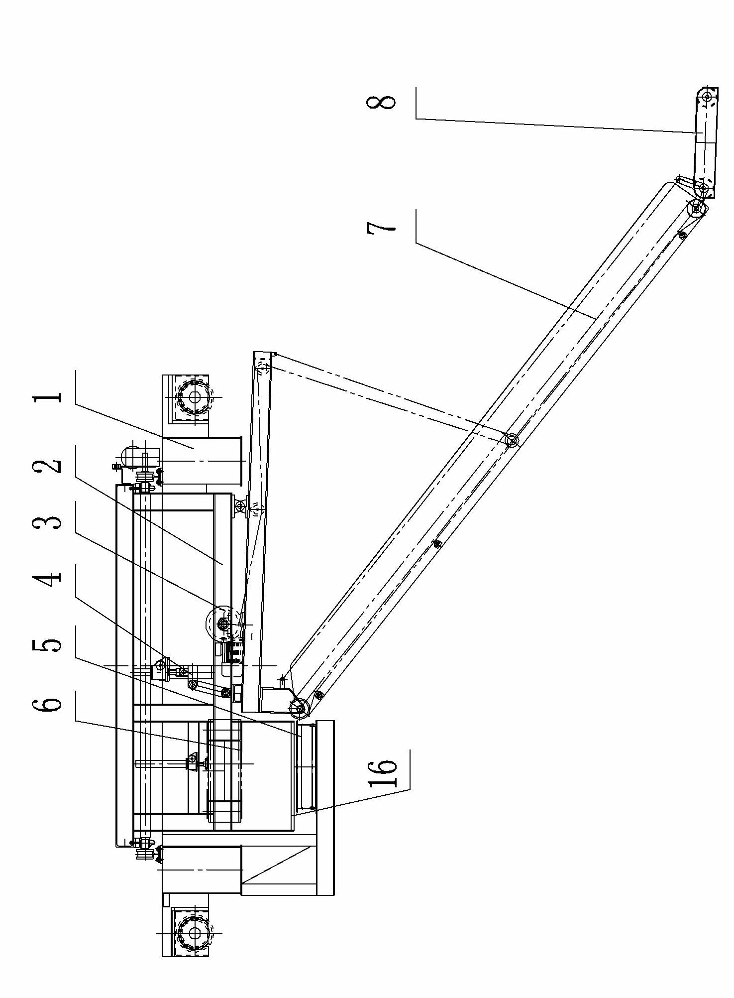 Un-stacking and stacking machine