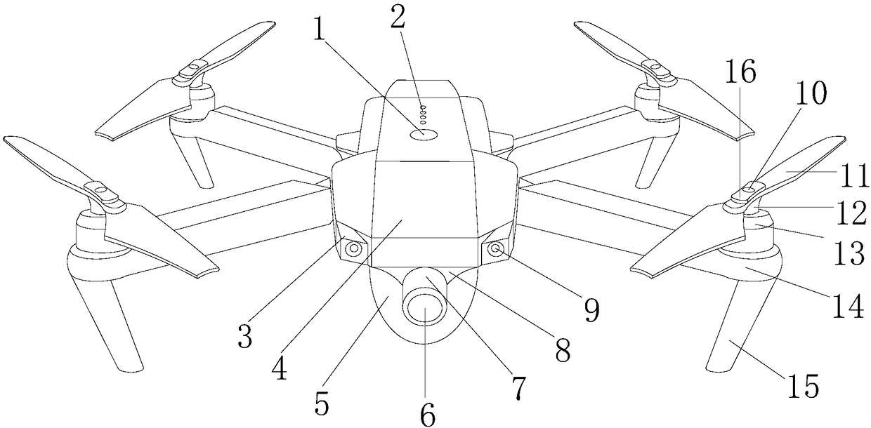 Safety device for vehicle-mounted unmanned aerial vehicle