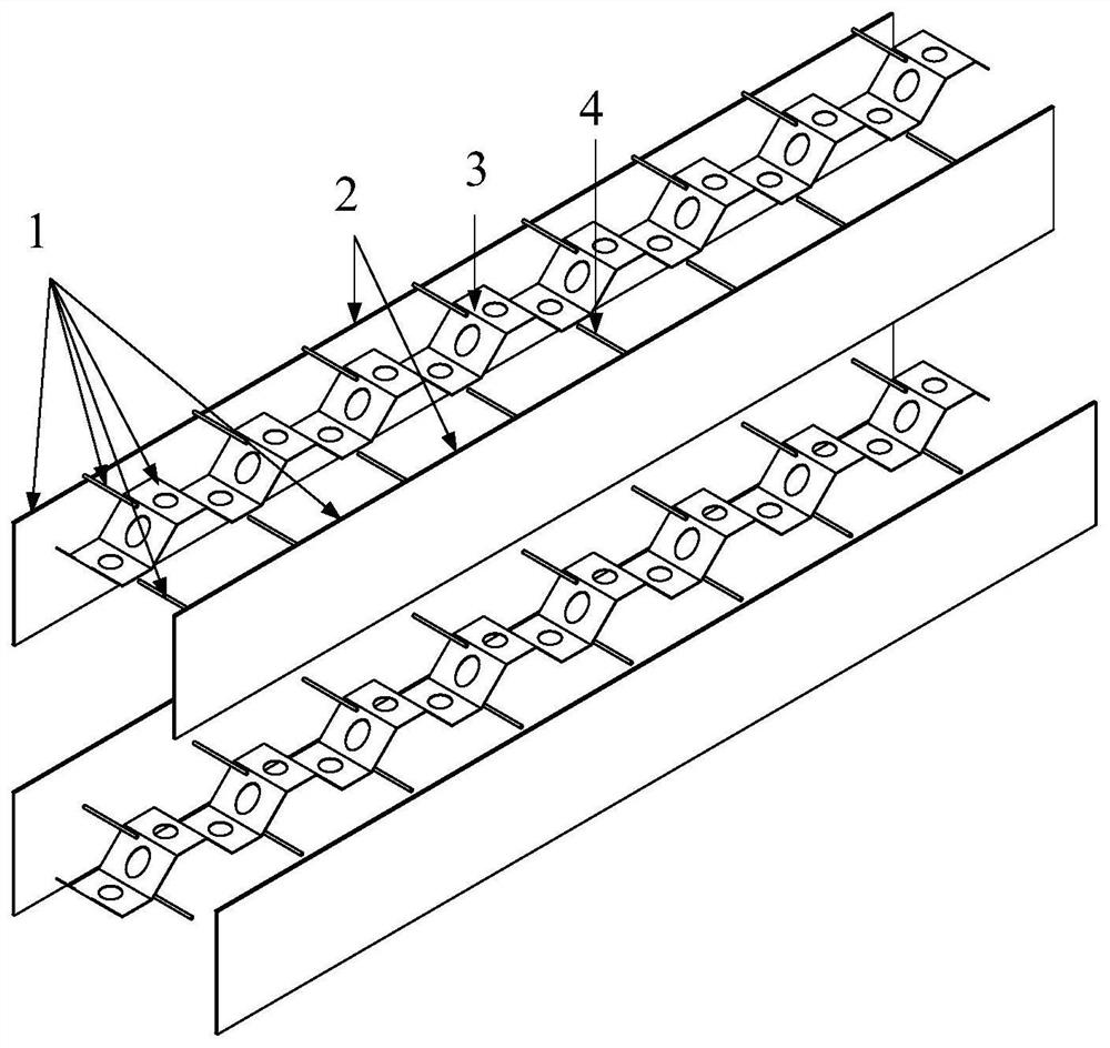 A double-layer steel plate composite shear wall with horizontal open-hole corrugated web