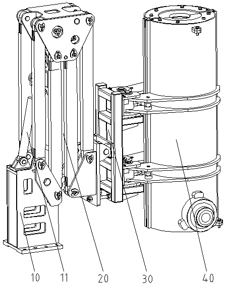 Recycling device of mud generated during well drilling and well repairing