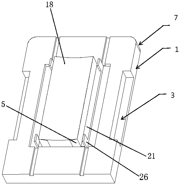 Mobile phone curved glass hot bending composite die with temperature regulation function and control method