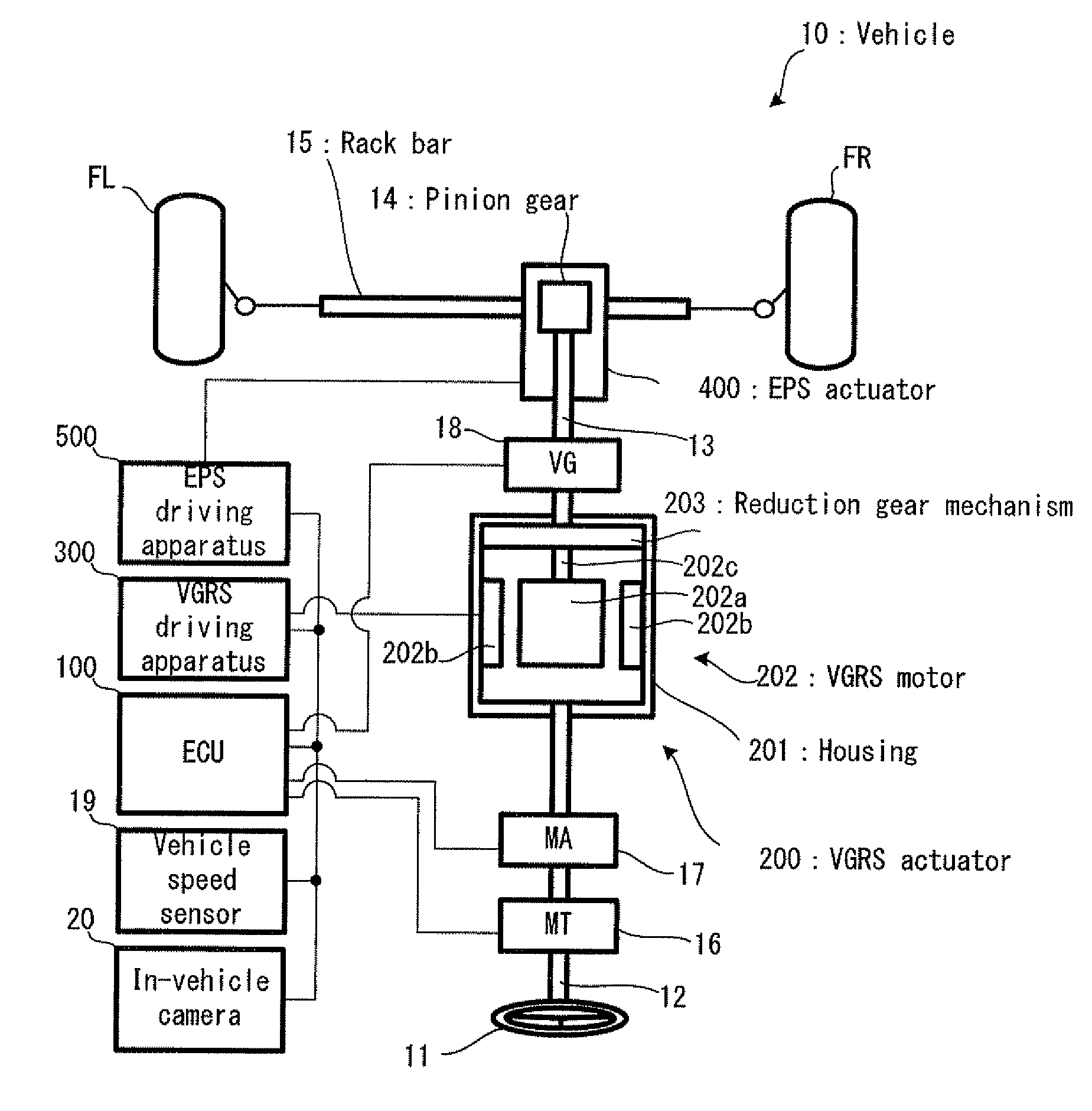 Driving support apparatus of vehicle