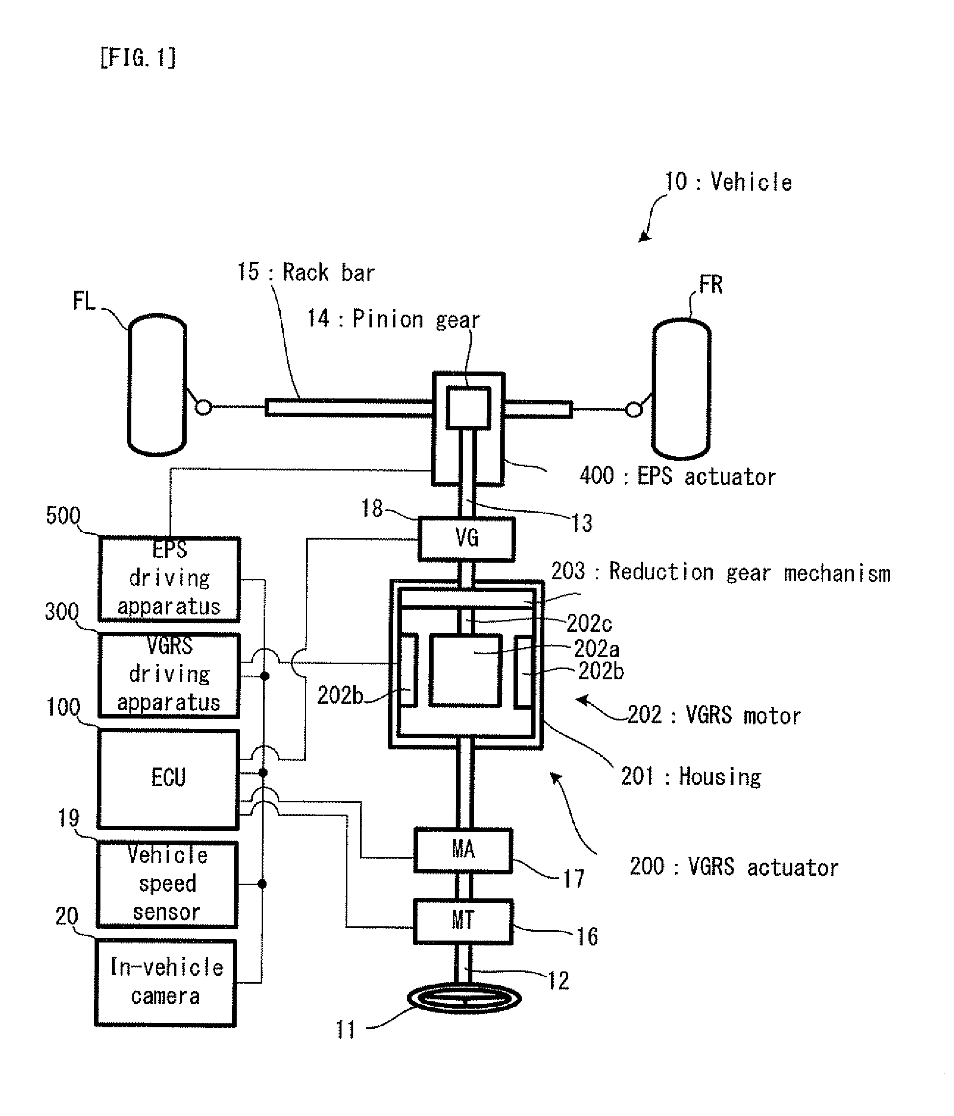 Driving support apparatus of vehicle