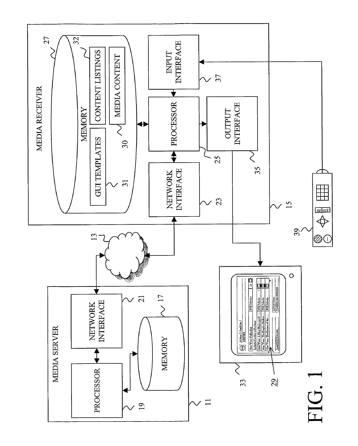 Media device and interface