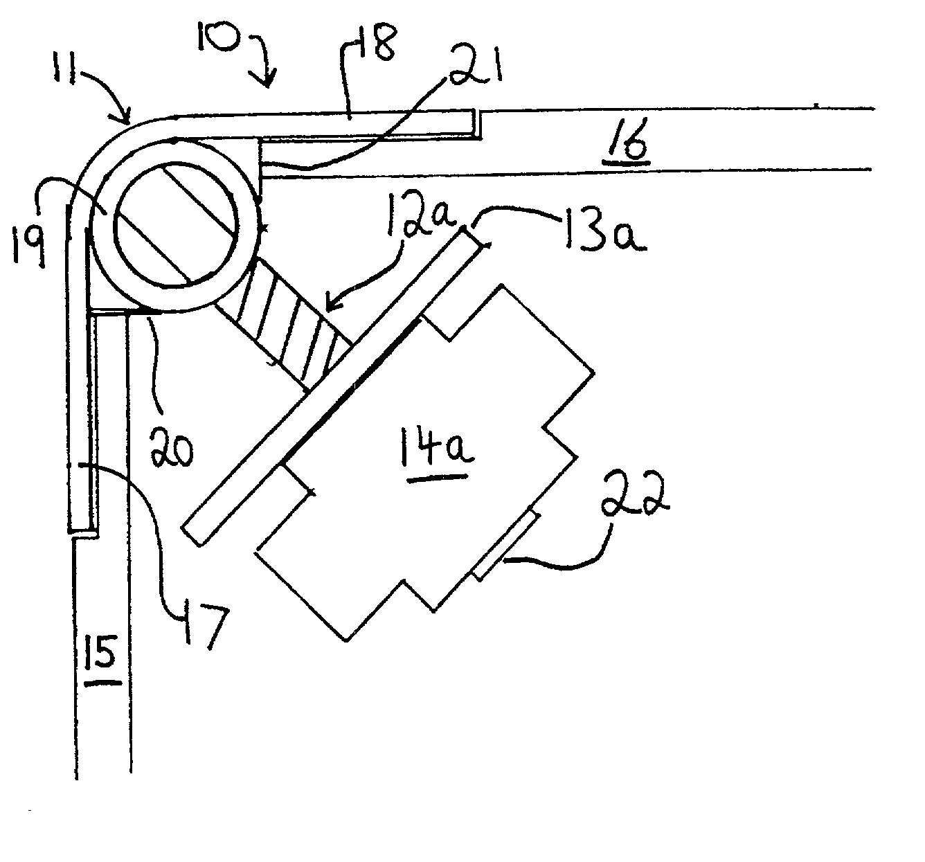 Clamping device for formwork panels