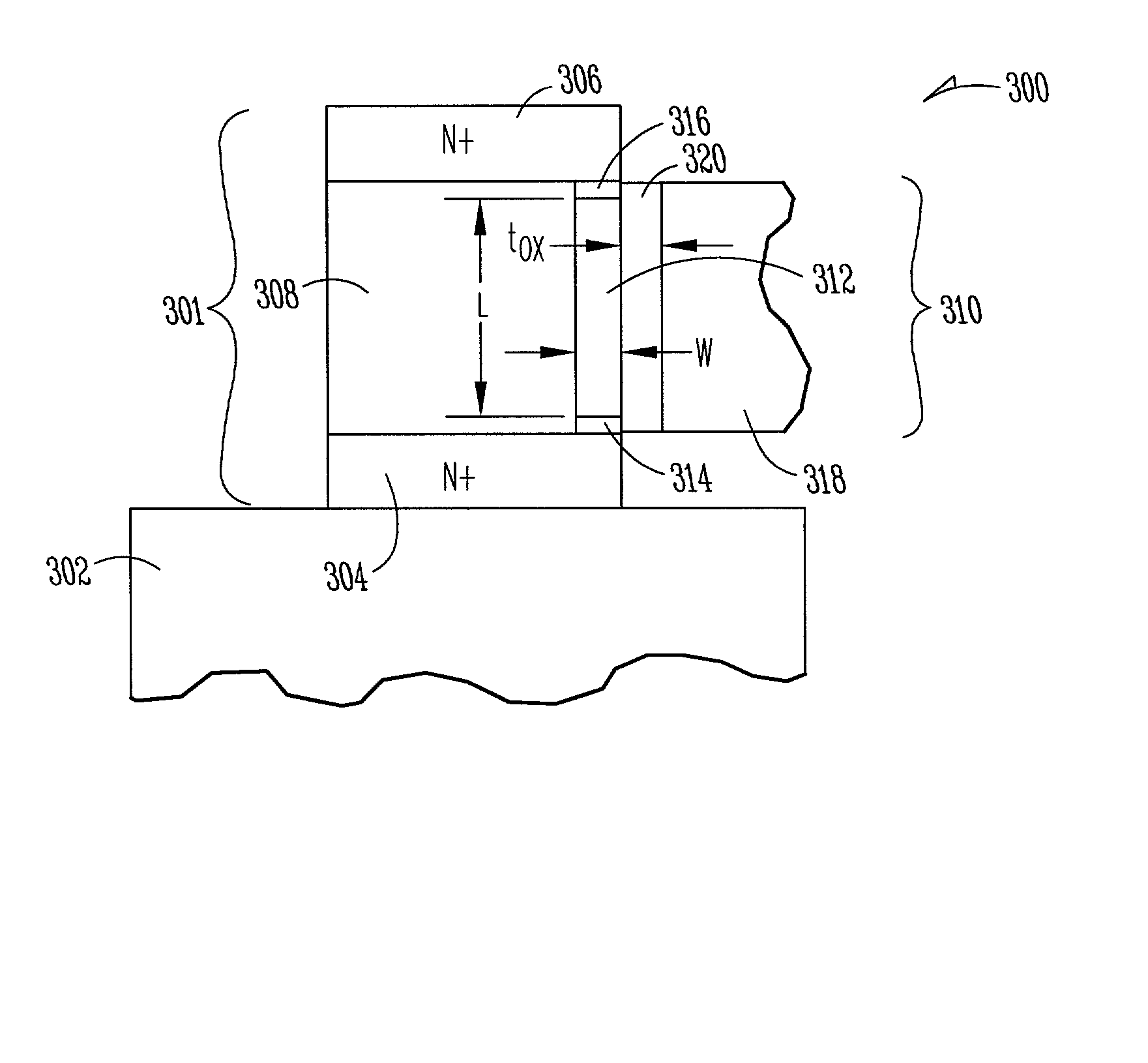 Open bit line dram with ultra thin body transistors