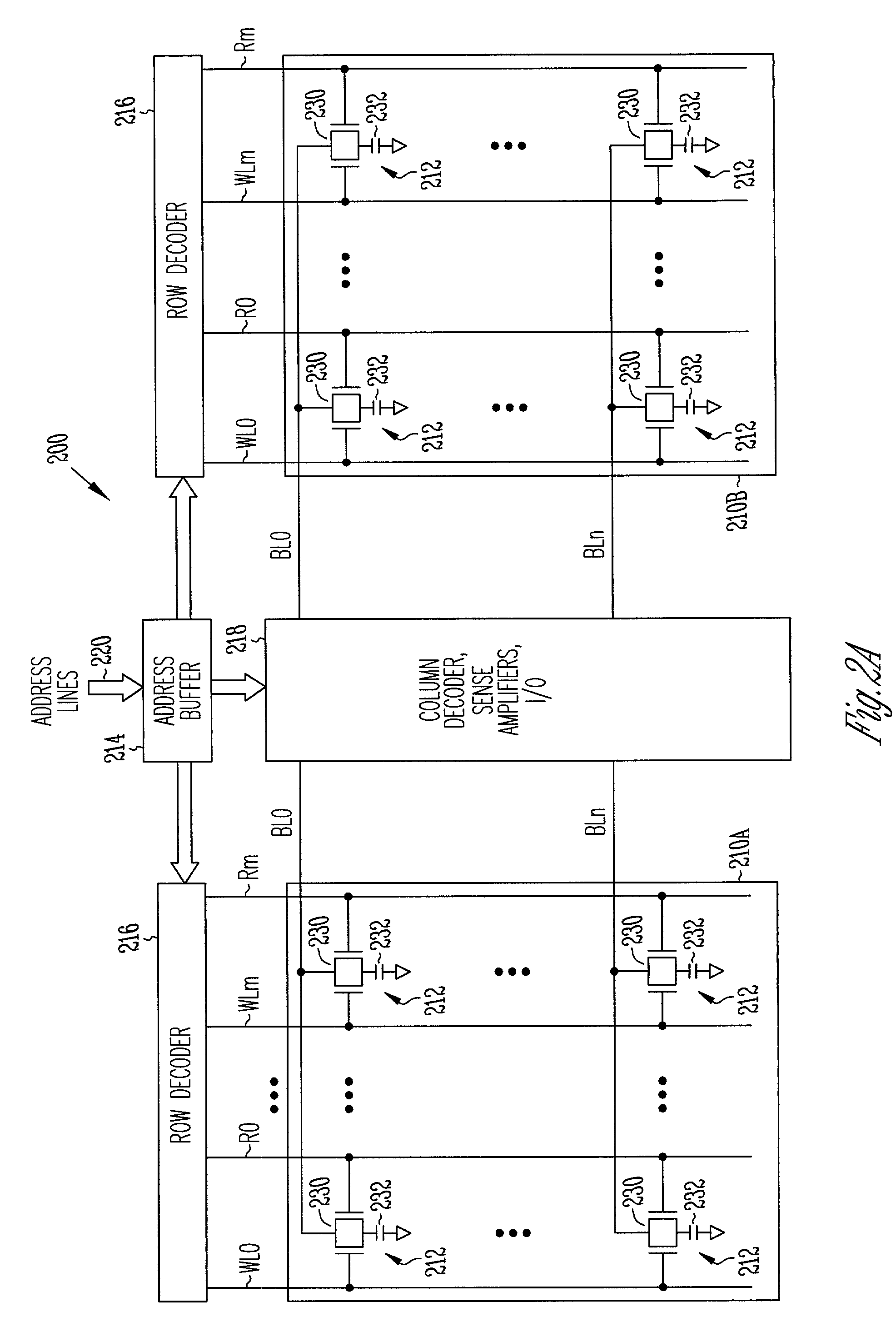 Open bit line dram with ultra thin body transistors