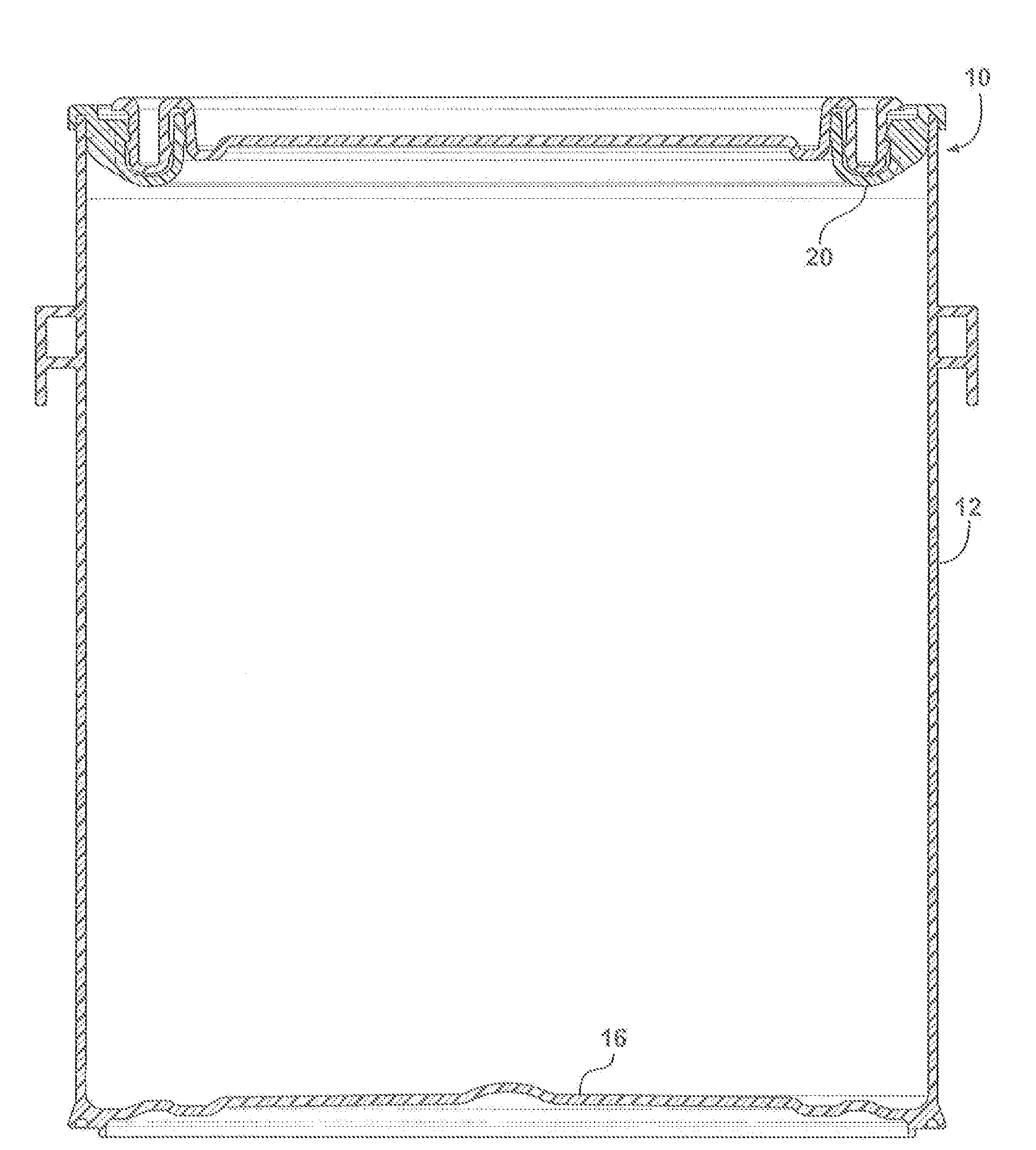 Plastic Pry Off Paint Can Assembly