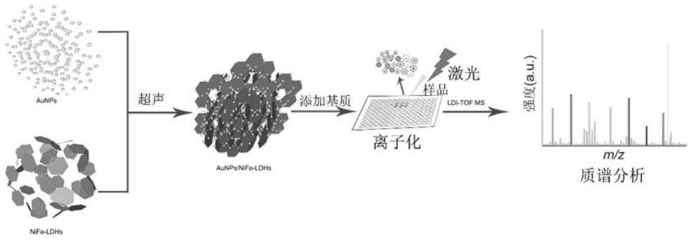 Composite nano material, preparation method and application thereof