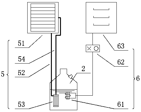 Water feeding system for livestock and poultry and hog house provided with water feeding system