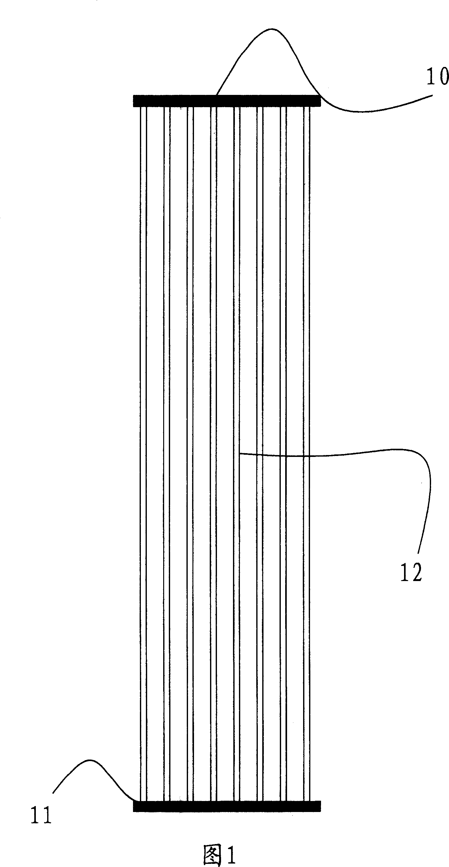 Capillary net type heat exchanger of air condition, and fabricating technique