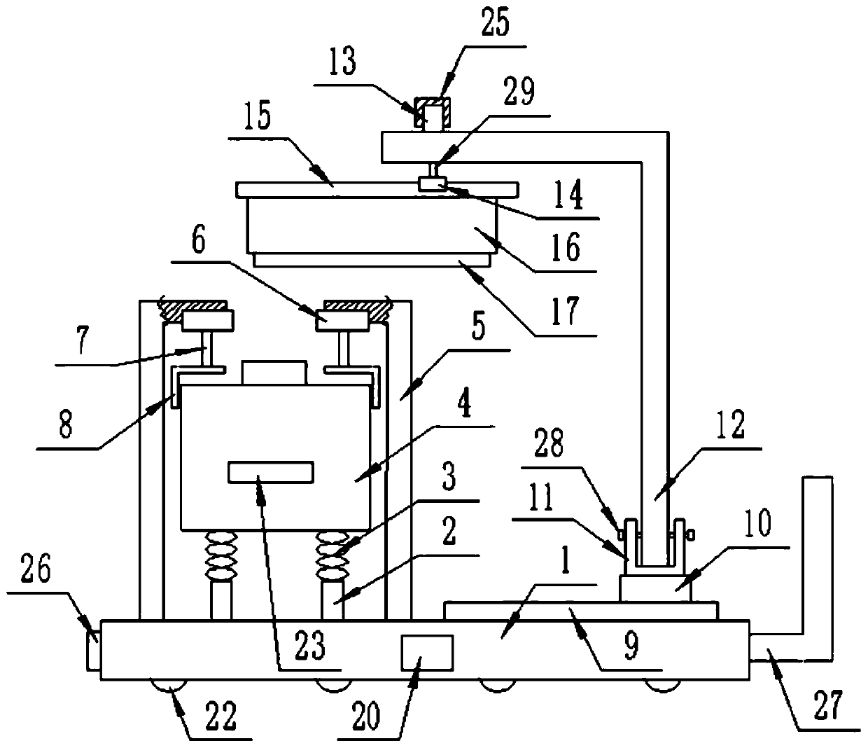 An intelligently controllable electromagnetic telescopic injection lamp mold