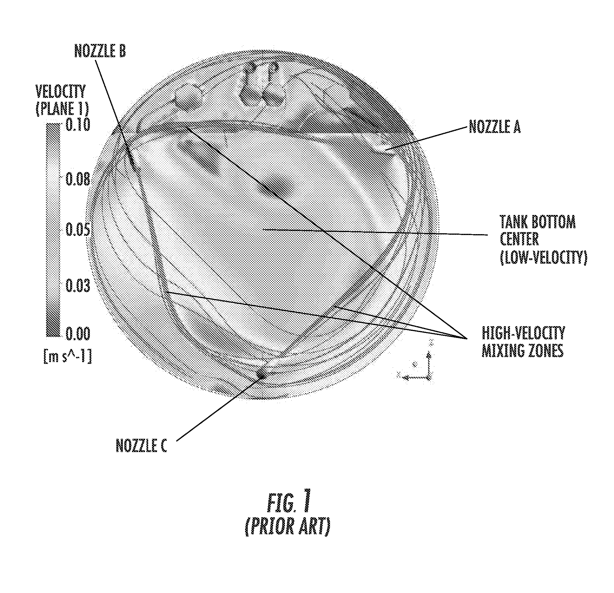 Nozzle System for Tank Floor