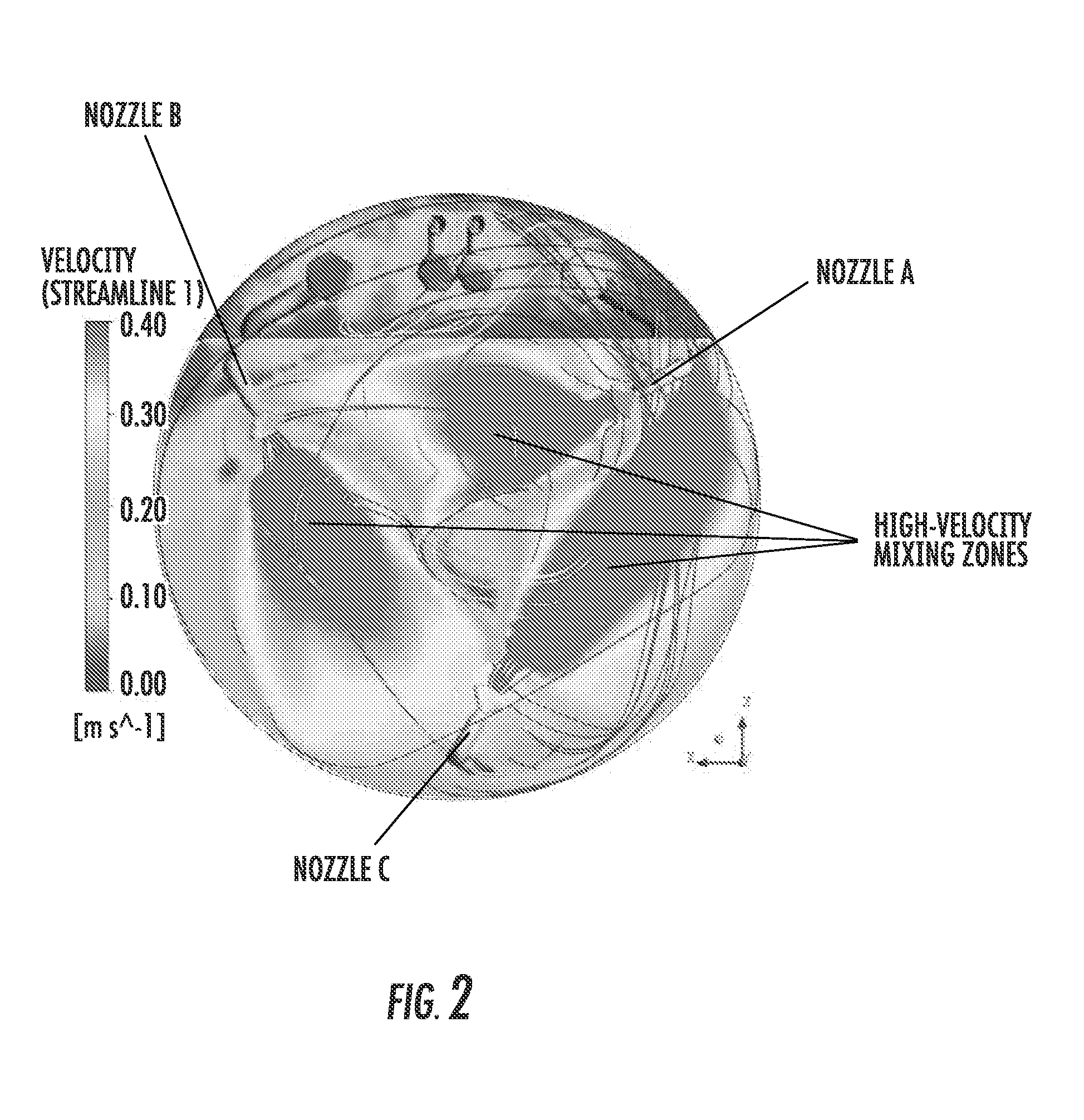 Nozzle System for Tank Floor