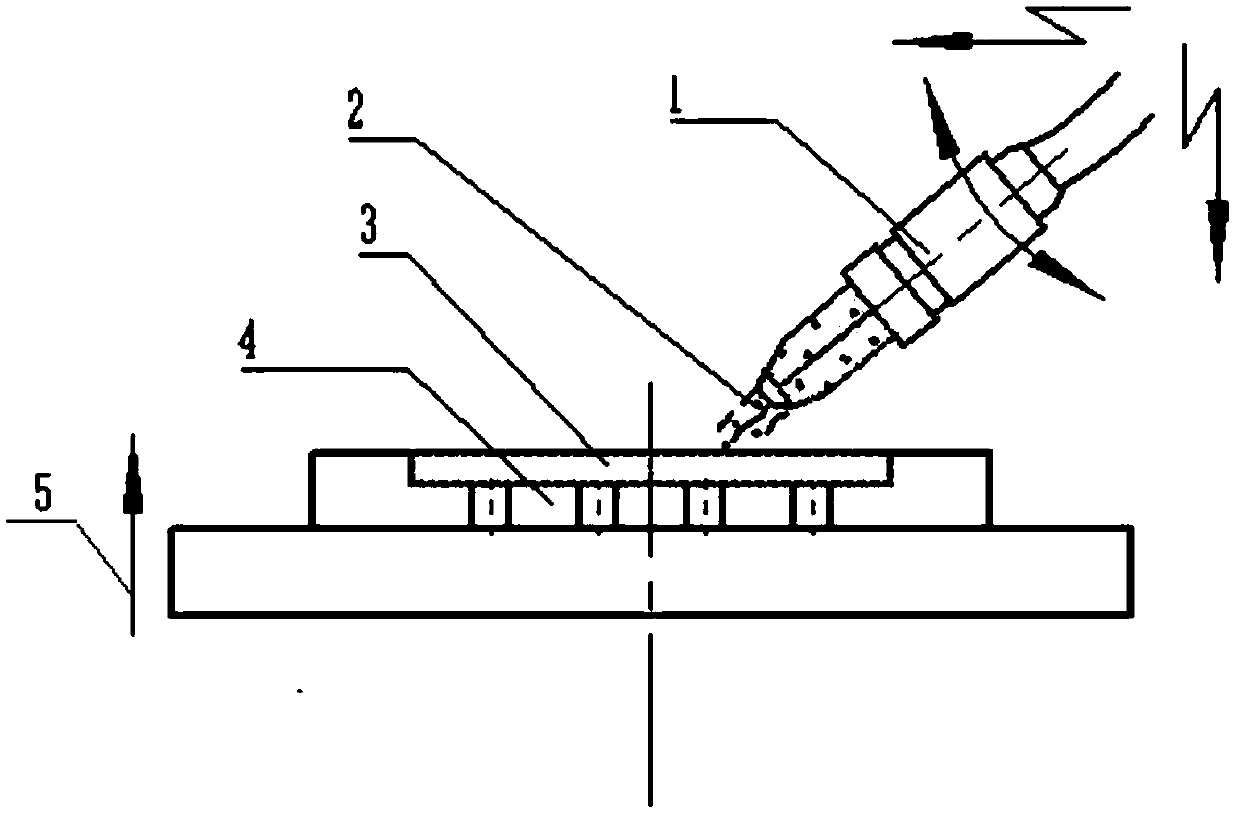 Electrostatic controllable abrasive grain flow machining removal amount detection device and detection method