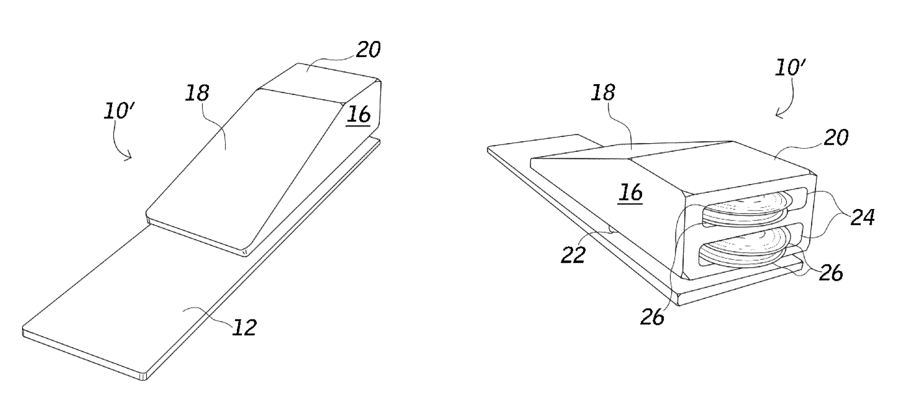 Foot operable percussion instrument