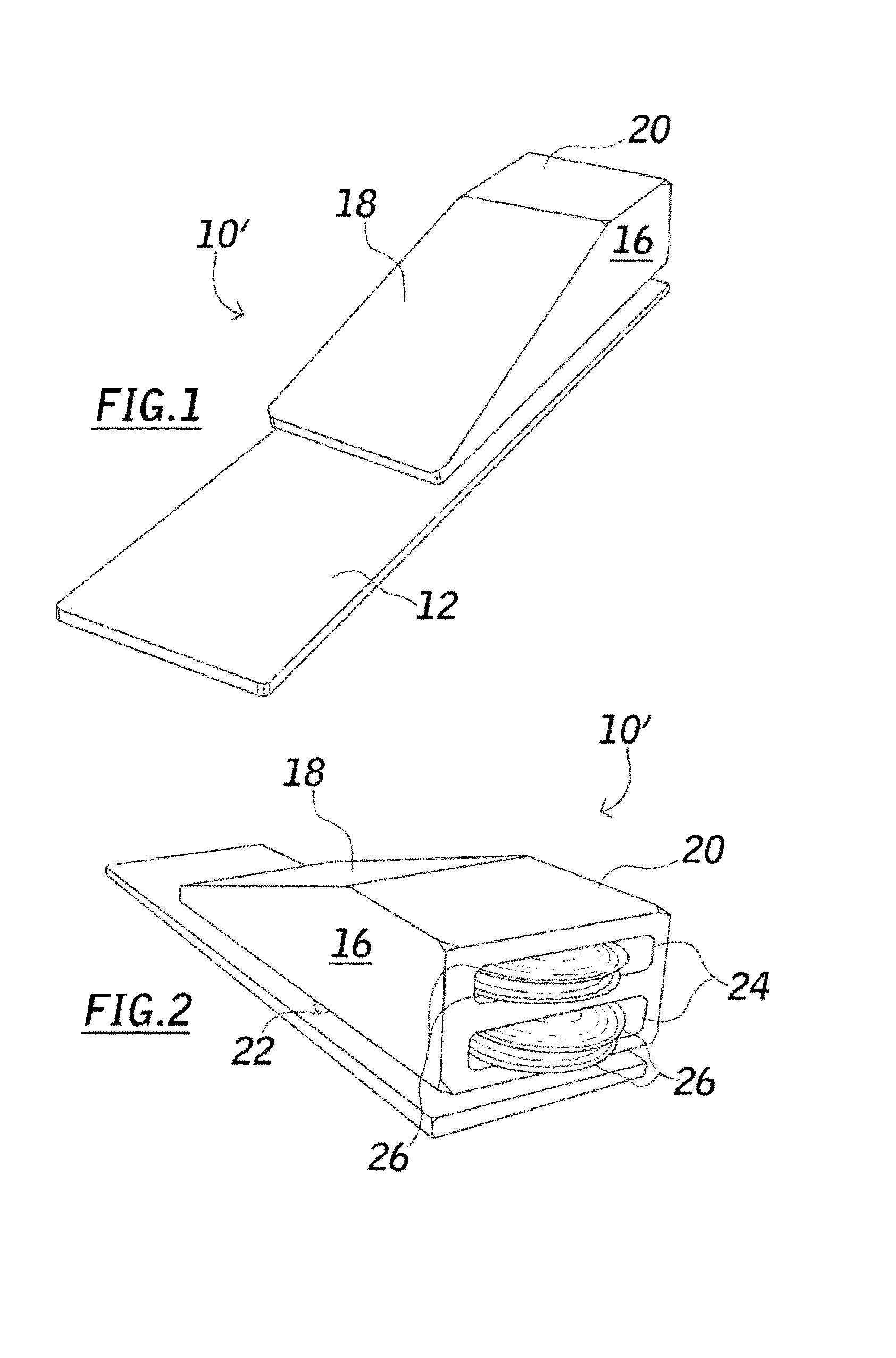 Foot operable percussion instrument