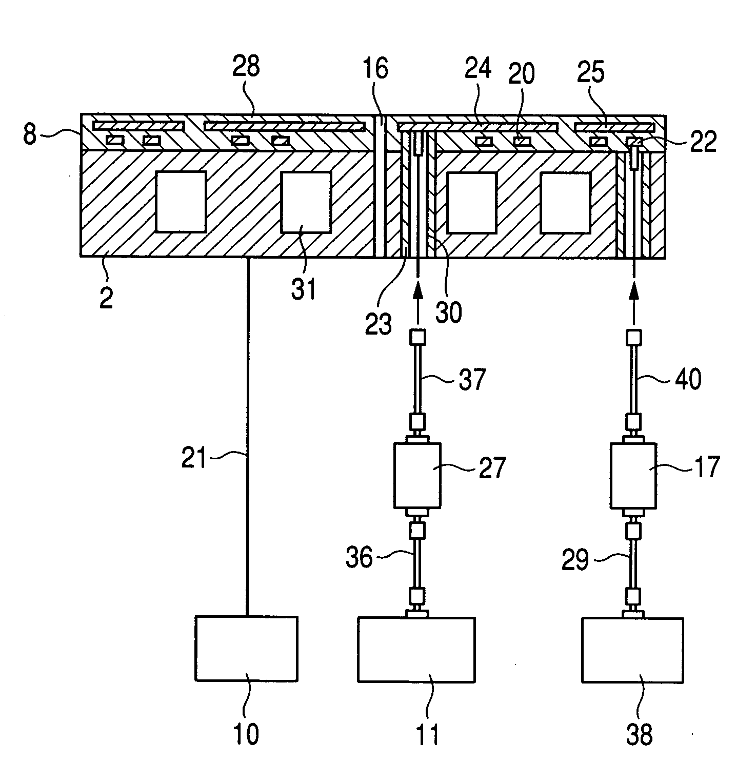 Plasma processing apparatus including electrostatic chuck with built-in heater