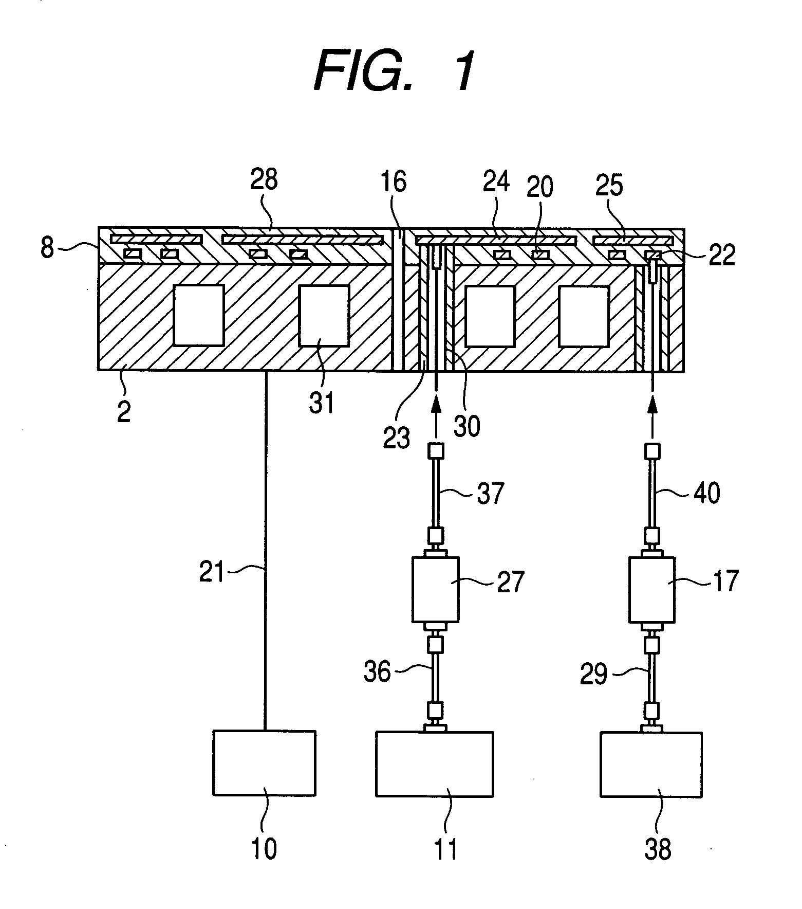 Plasma processing apparatus including electrostatic chuck with built-in heater