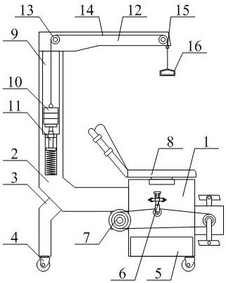 Movable rehabilitation device for department of cardiology