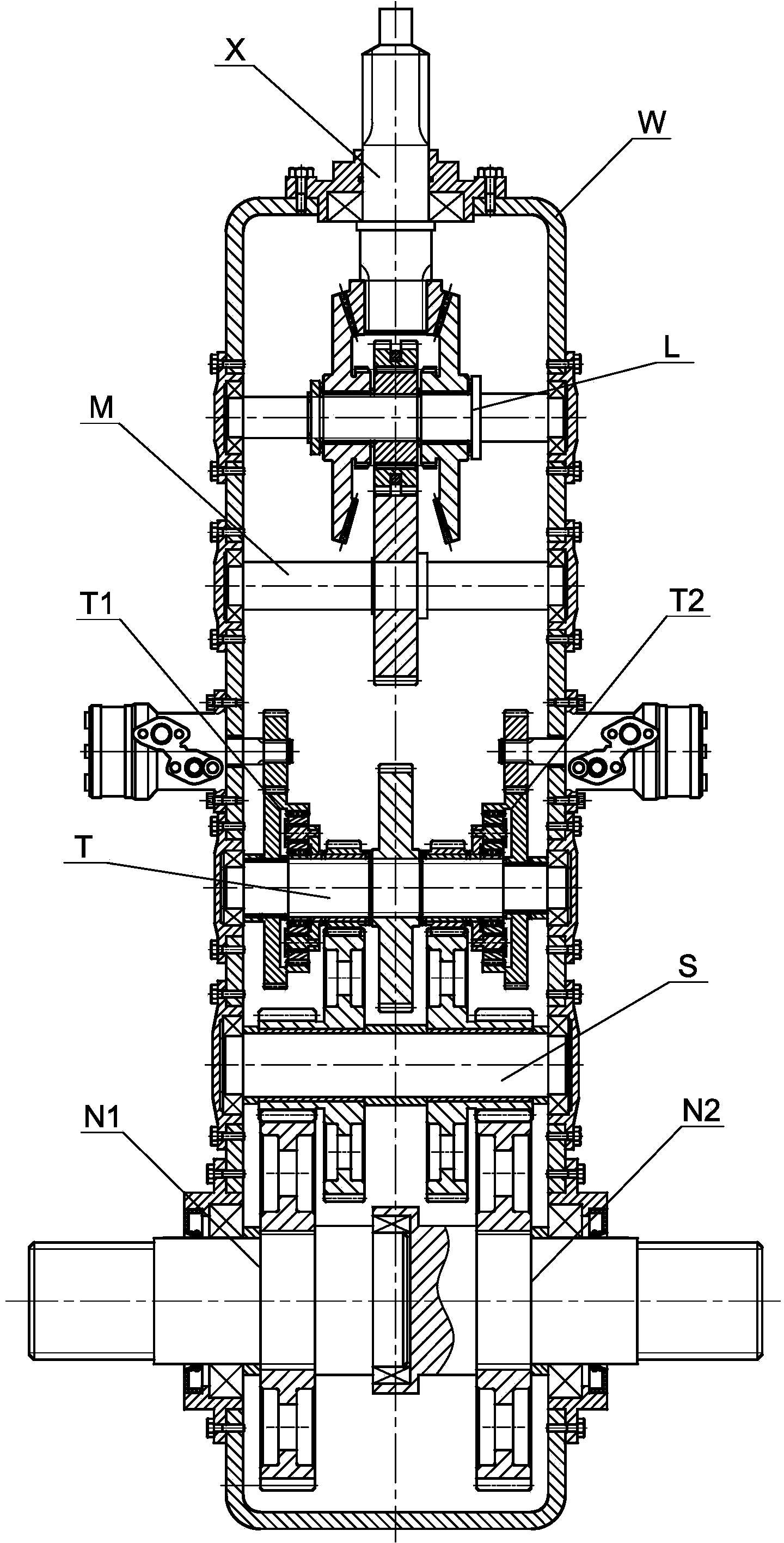 Continuously-variable transmission for mechanical direct-drive hydraulic double-control tracked vehicle