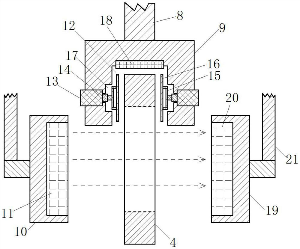 A photoelectric nut washer screening mechanism device