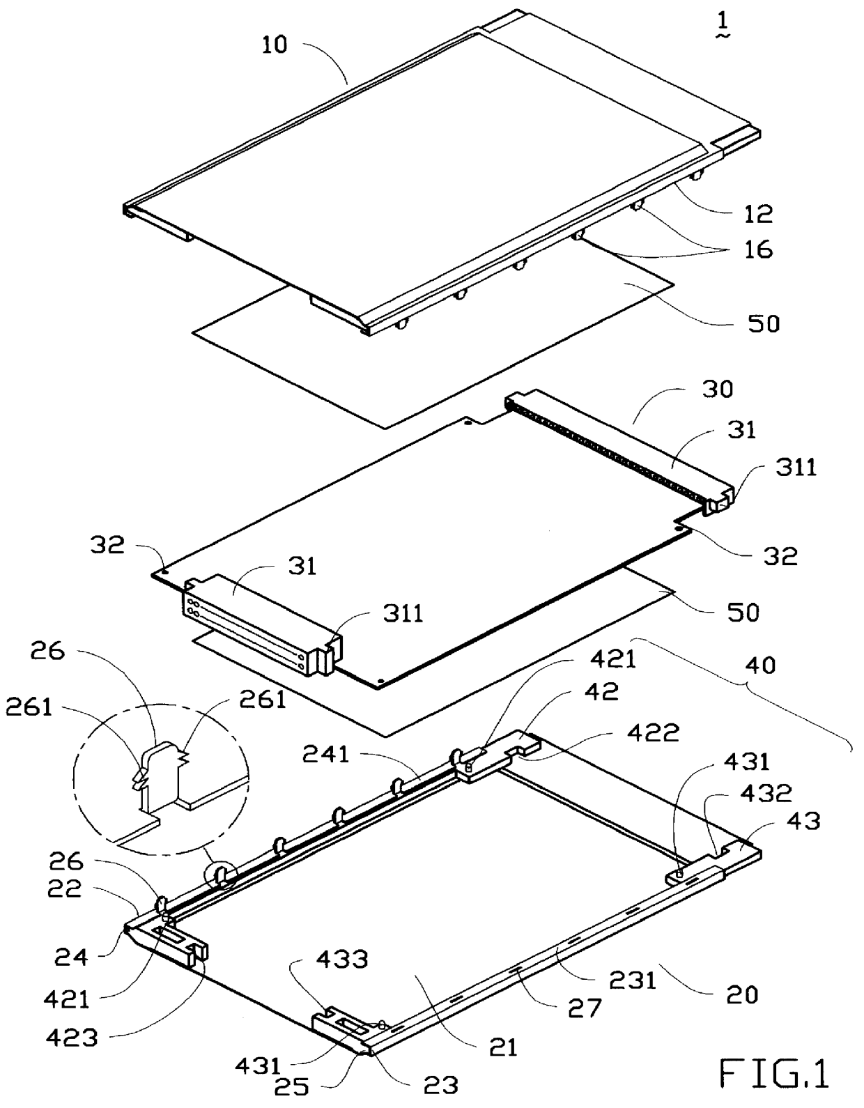 Casing for PC card