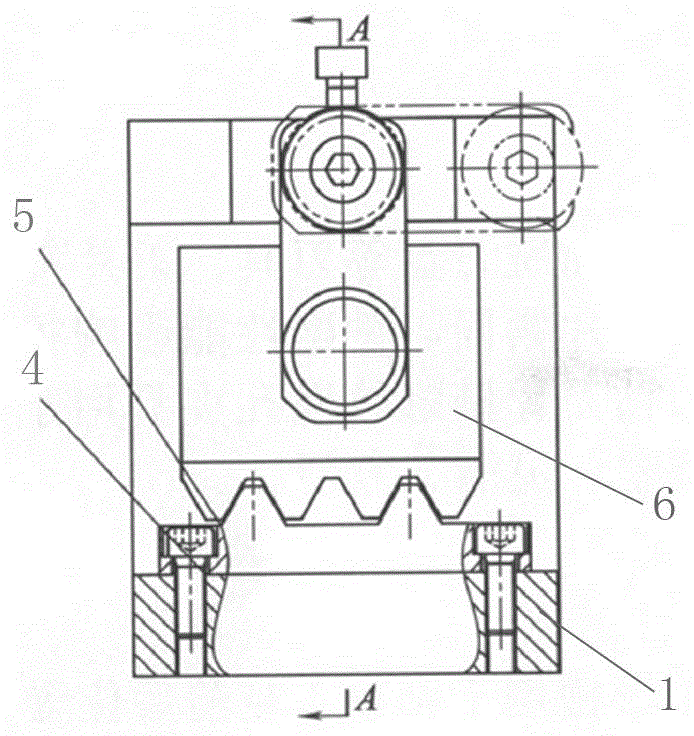 Rapid clamping nut drilling table