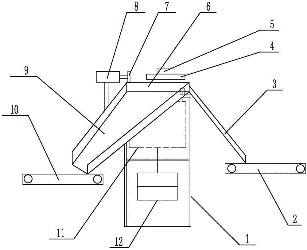 Automatic weight detection device for agricultural products