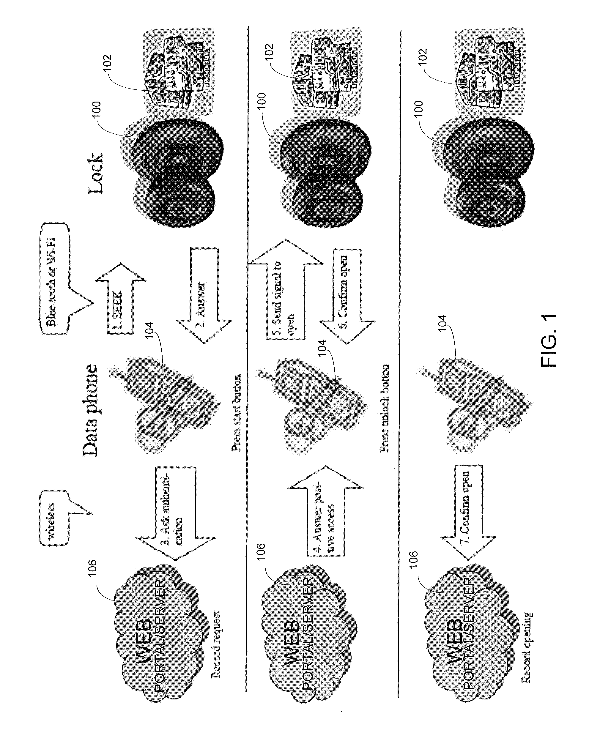 Wireless device enabled locking system