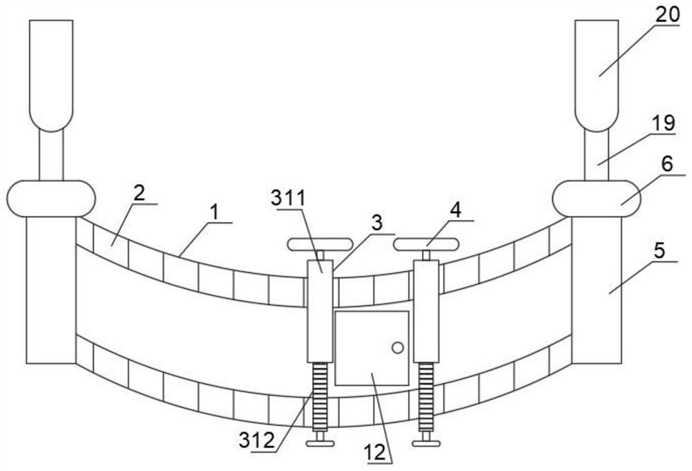 Lower jaw detumescence bag for department of stomatology