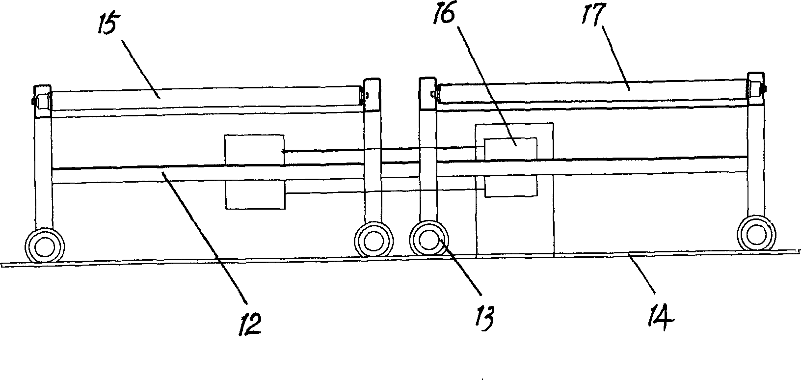 Full-closed automatic tobacco leaf on-line grade-determining, collecting and conveying line