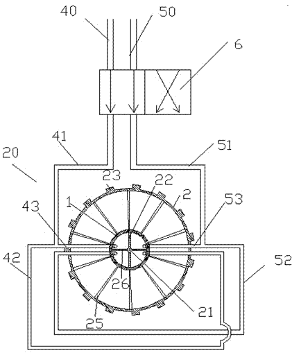 Liquid supply device with central shaft provided with electroplated coating and liquid storage tank