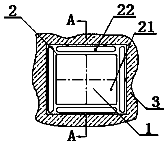 Novel combustion device with nozzle slagging prevention function