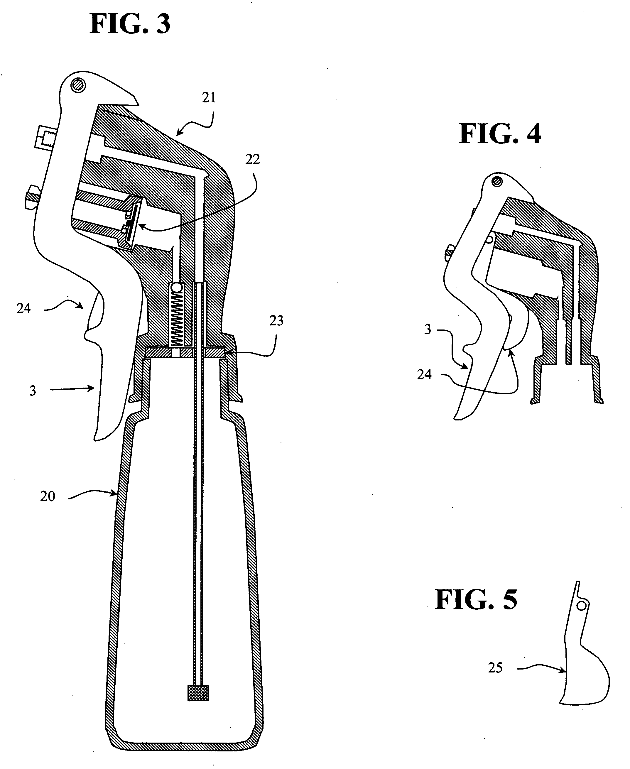 Handgrip powered pressurized air sprayer