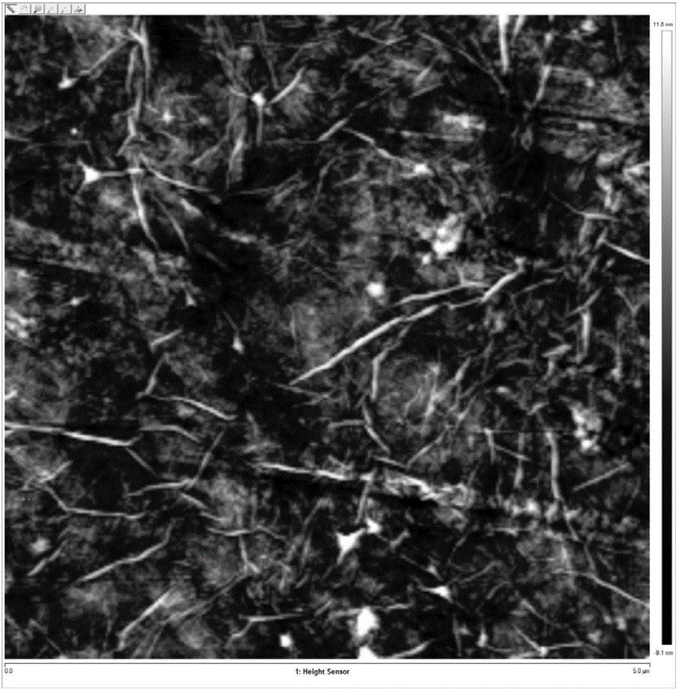 Method for preparing smooth graphene film by pulling method