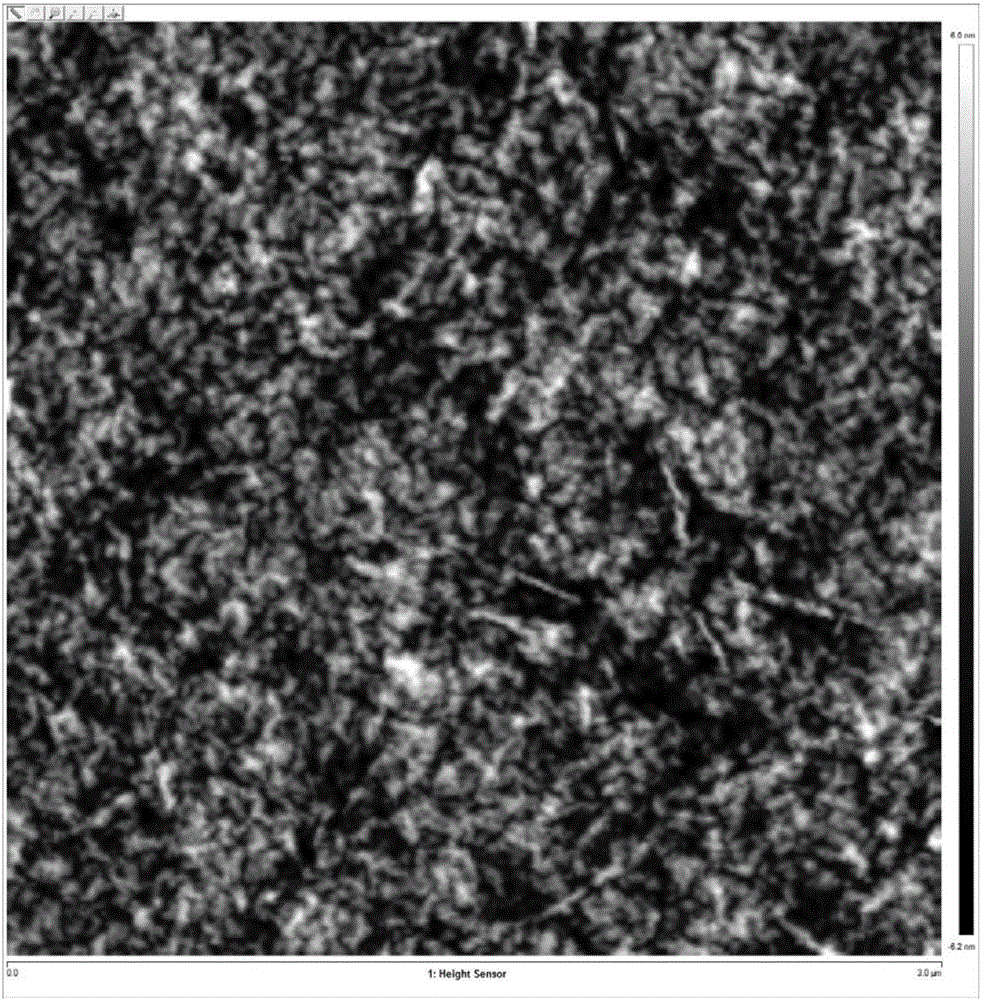 Method for preparing smooth graphene film by pulling method