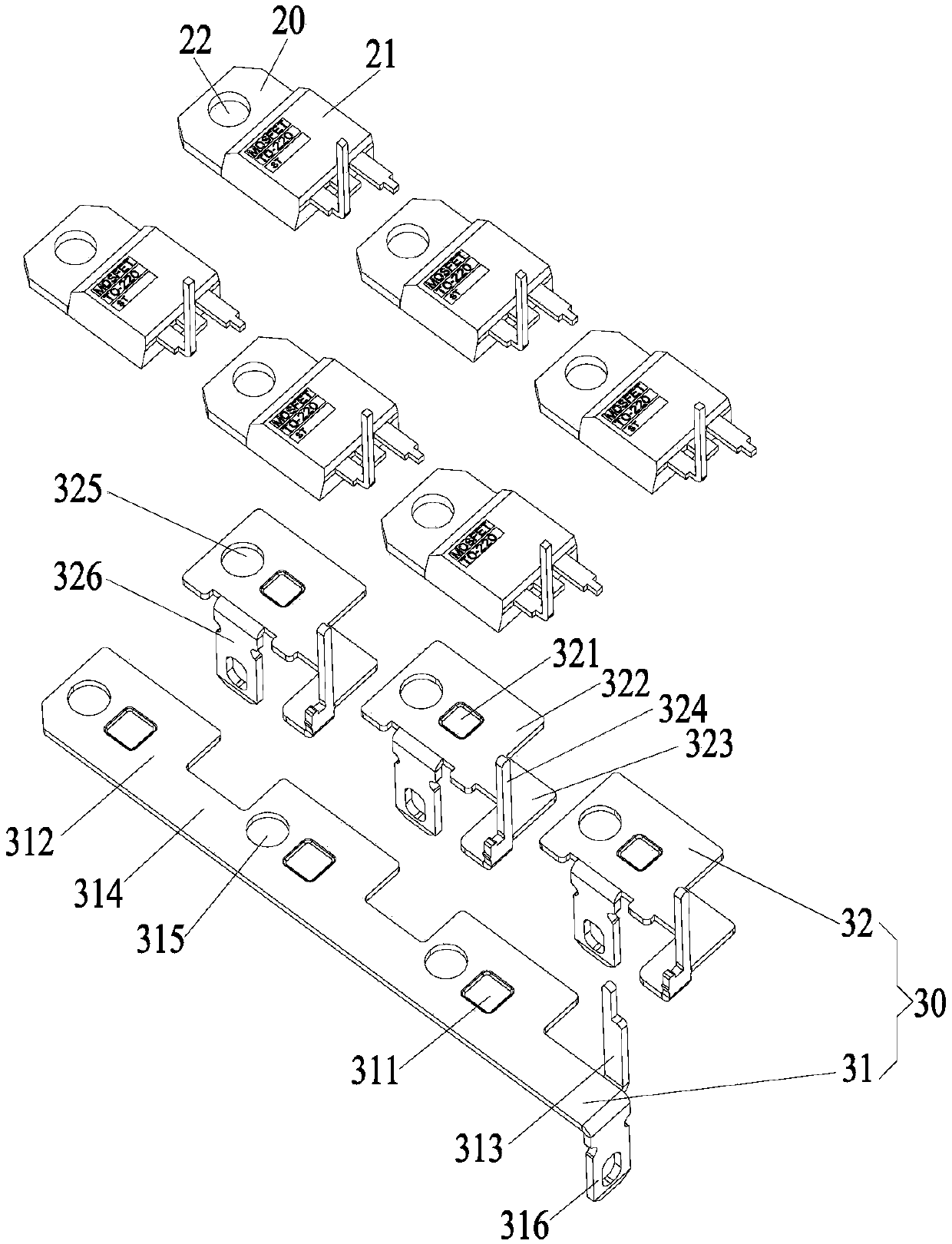 Switch device and electric tool with same