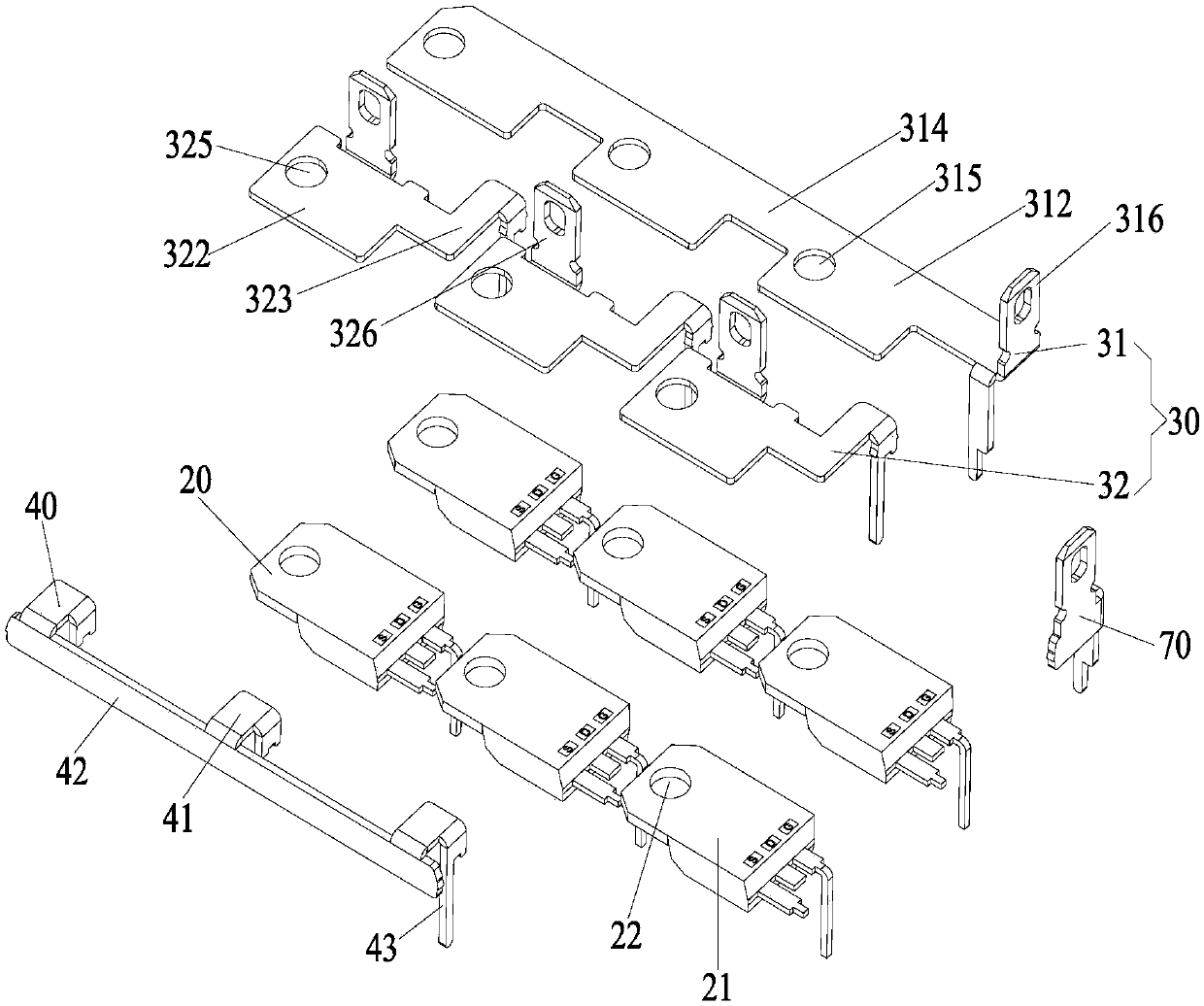 Switch device and electric tool with same