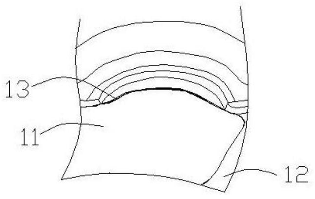 Anti-slippery bio-based rubber sole and preparation method and mold thereof