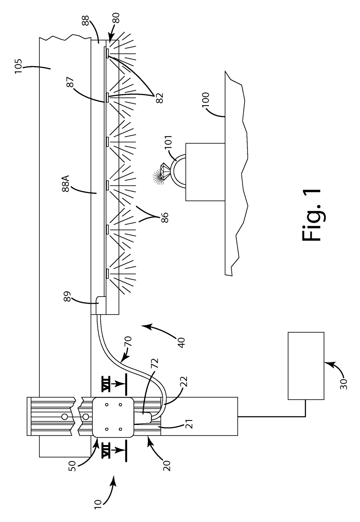 Display lighting system