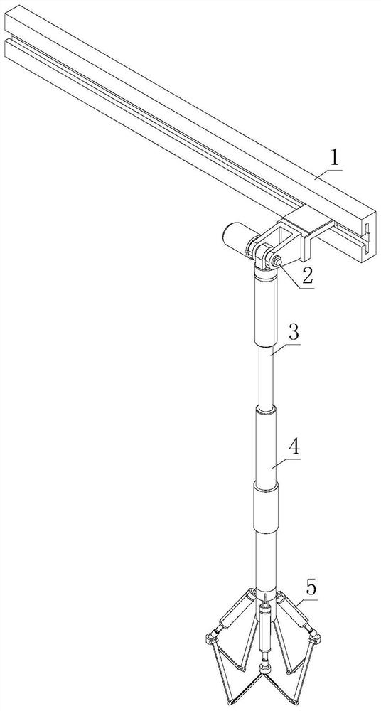 Fluff grabbing device for sheep breeding and implementation method of fluff grabbing device