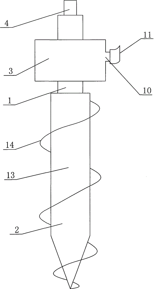 Efficient manual cistanche inoculation method and hollow drill for manual cistanche inoculation