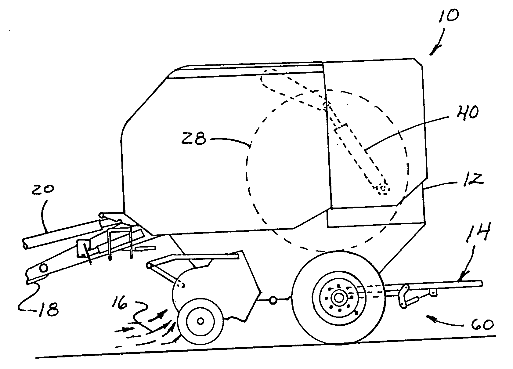 Hydraulic bale ramp