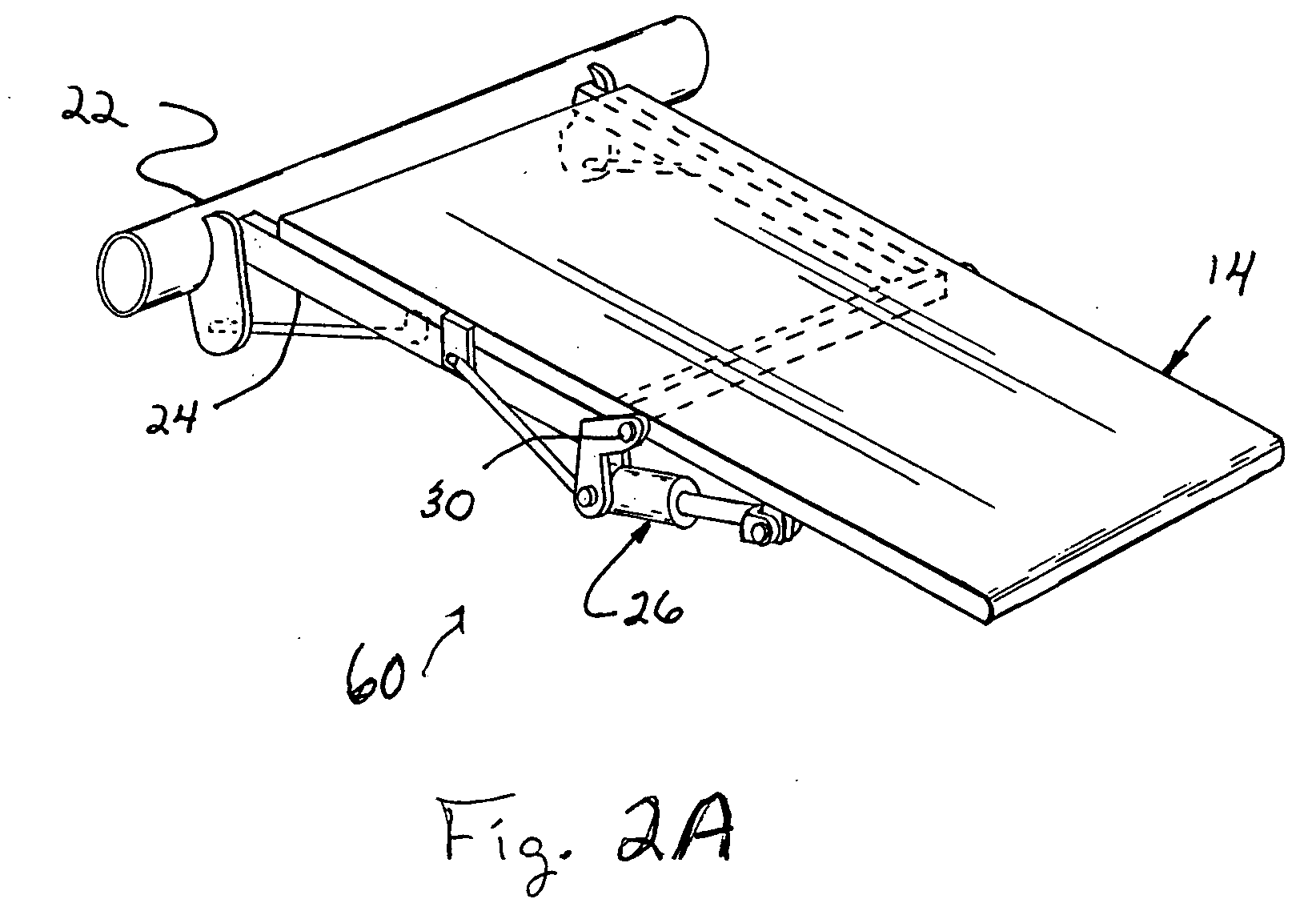 Hydraulic bale ramp